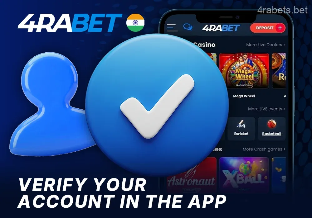 Identity verification in the 4rabet app